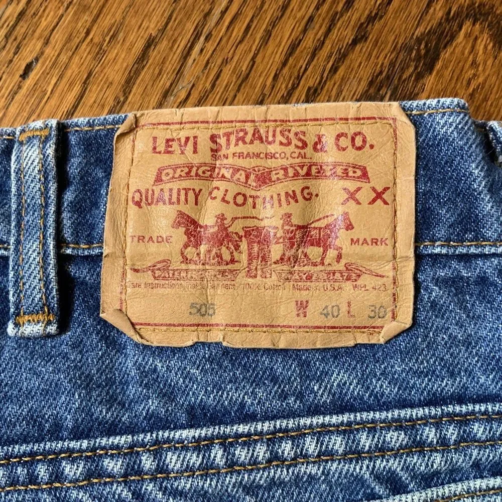 VINTAGE 90's LEVI'S 505 JEANS MENS 40